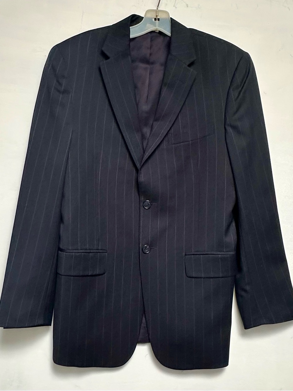 Jos A Bank Sport Coat Jacket Blazer Mens 38R Tailored Fit Traveler's Black Gray